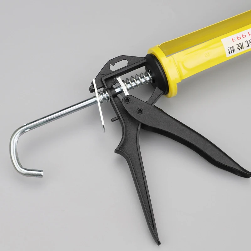 Caulking Gun-Heavy Duty, Rotating Barrel Smooth Round Rod Cartridge Caulking Gun Window Sealing Glue Filling Tool 실리콘건