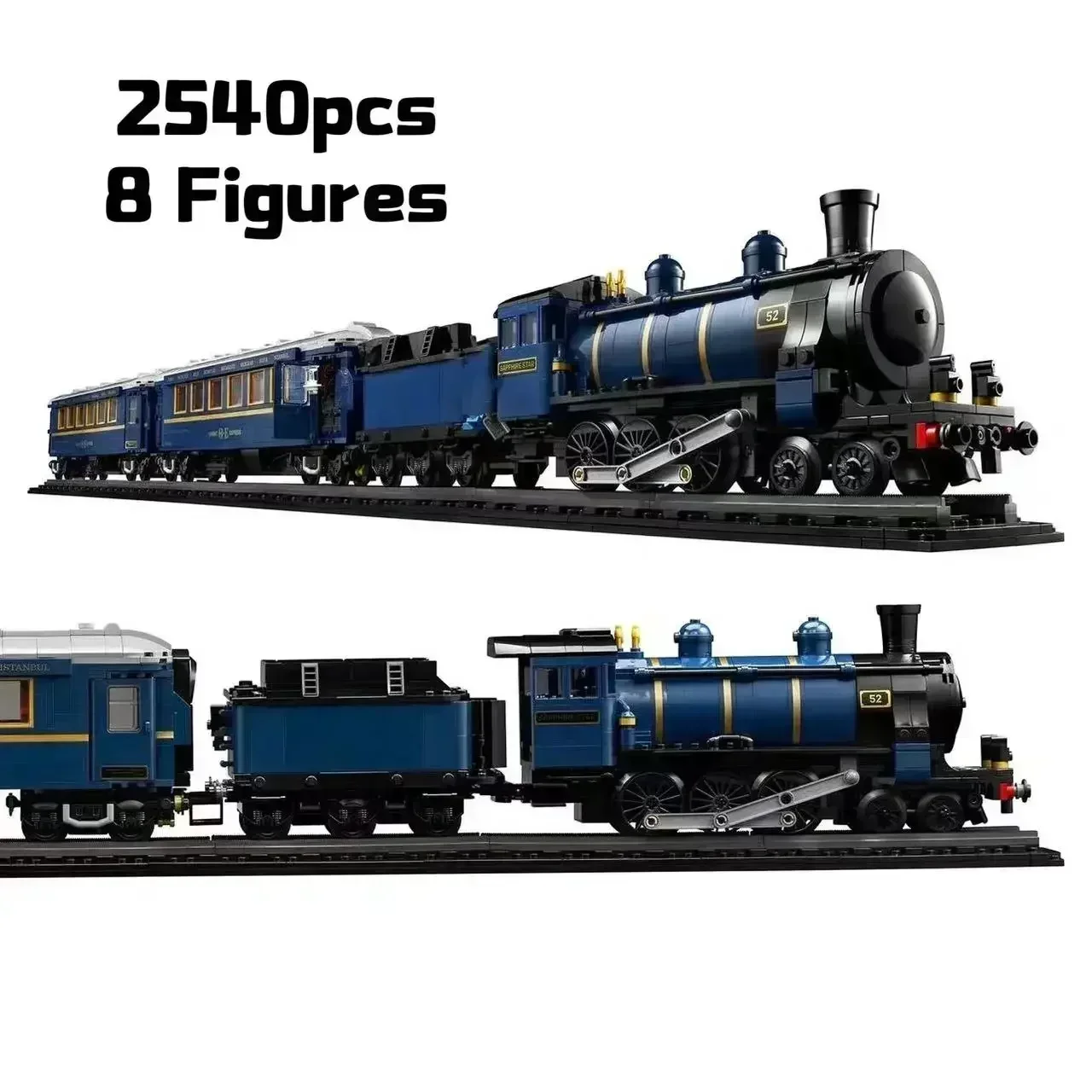 

2024 NEW 21344 Ideas Orient Express Train Building Blocks Set 140th anniversary luxury train Bricks DIY Toys for Children gifts