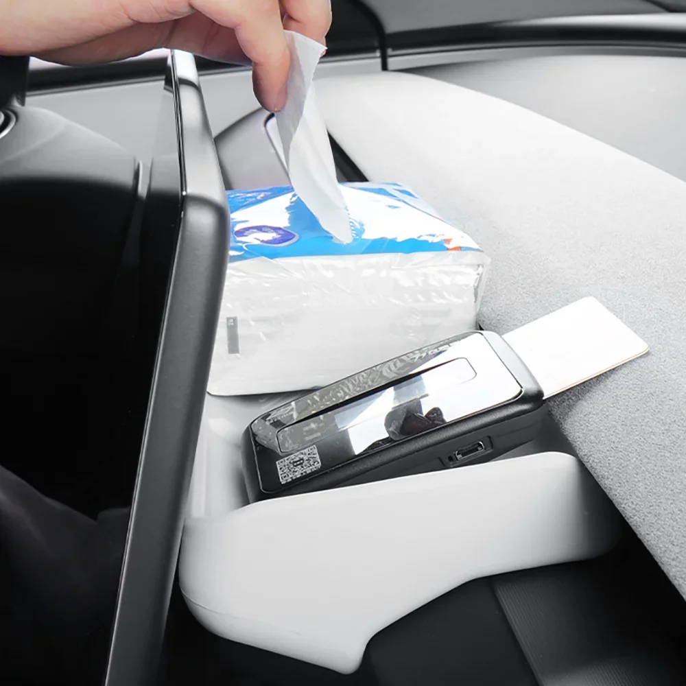 For Tesla New Model 3 Highland 2024 and Model Y Juniper 2025 Rear Screen Storage