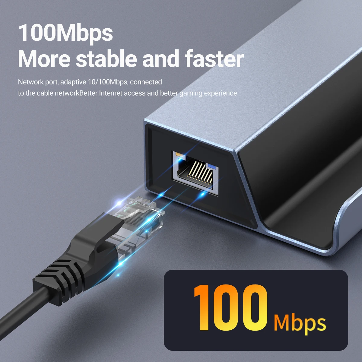 Type C Docking Station 4K HD HDMI PD RJ45 USB2.0 Interface for Nintendo Switch/OLED Steam Deck Macbook Samsung and More