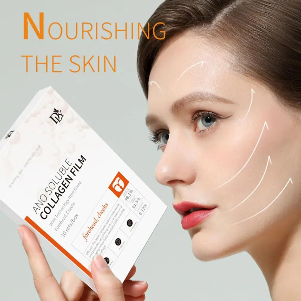 

10pcs/box Anti-Aging Collagen Essence Face Filler Collagen Protein Mask Reduce Fine Lines Wrinkles Firming Skin Care