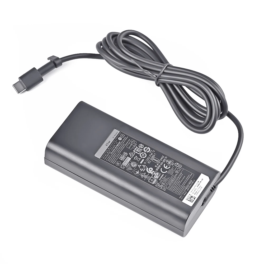 Dell Latitude 5290 5290 7285 7389 7390 Thunderbolt3 20V 3.25A 충전기 전원 공급 장치용 새 65w type-C PD USB AC 어댑터