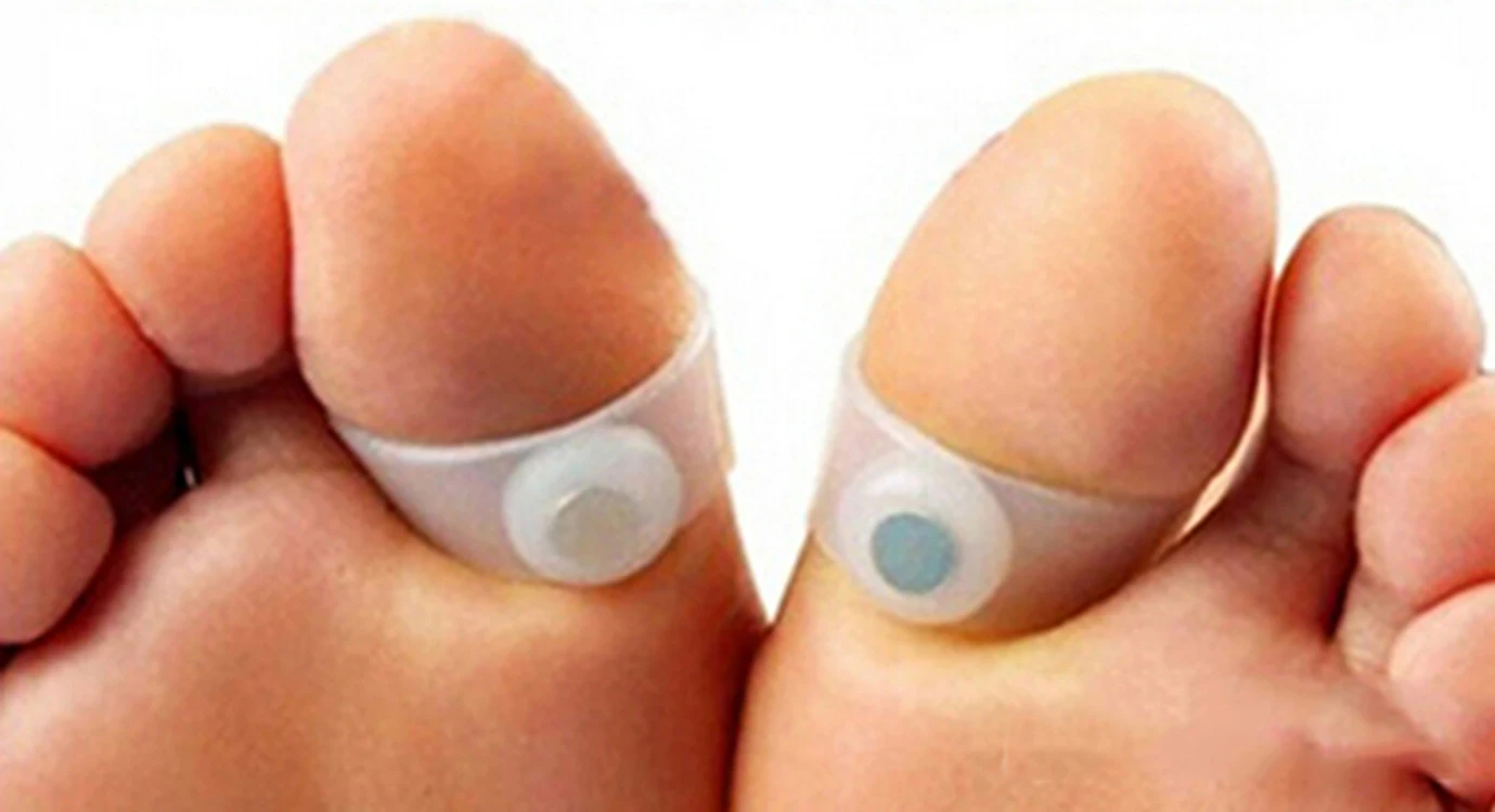 New Silicon Magnetic Foot Massage Toe Ring Durable Keep Fit Slimming Health Tool
