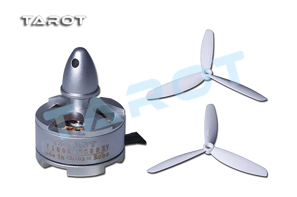

Самоблокирующийся бесщеточный двигатель Tarot 3S MT1806 2280KV CW / CCW с пропеллером для TL200A/TL200B/TL250A/TL250B Mini Racing Drone