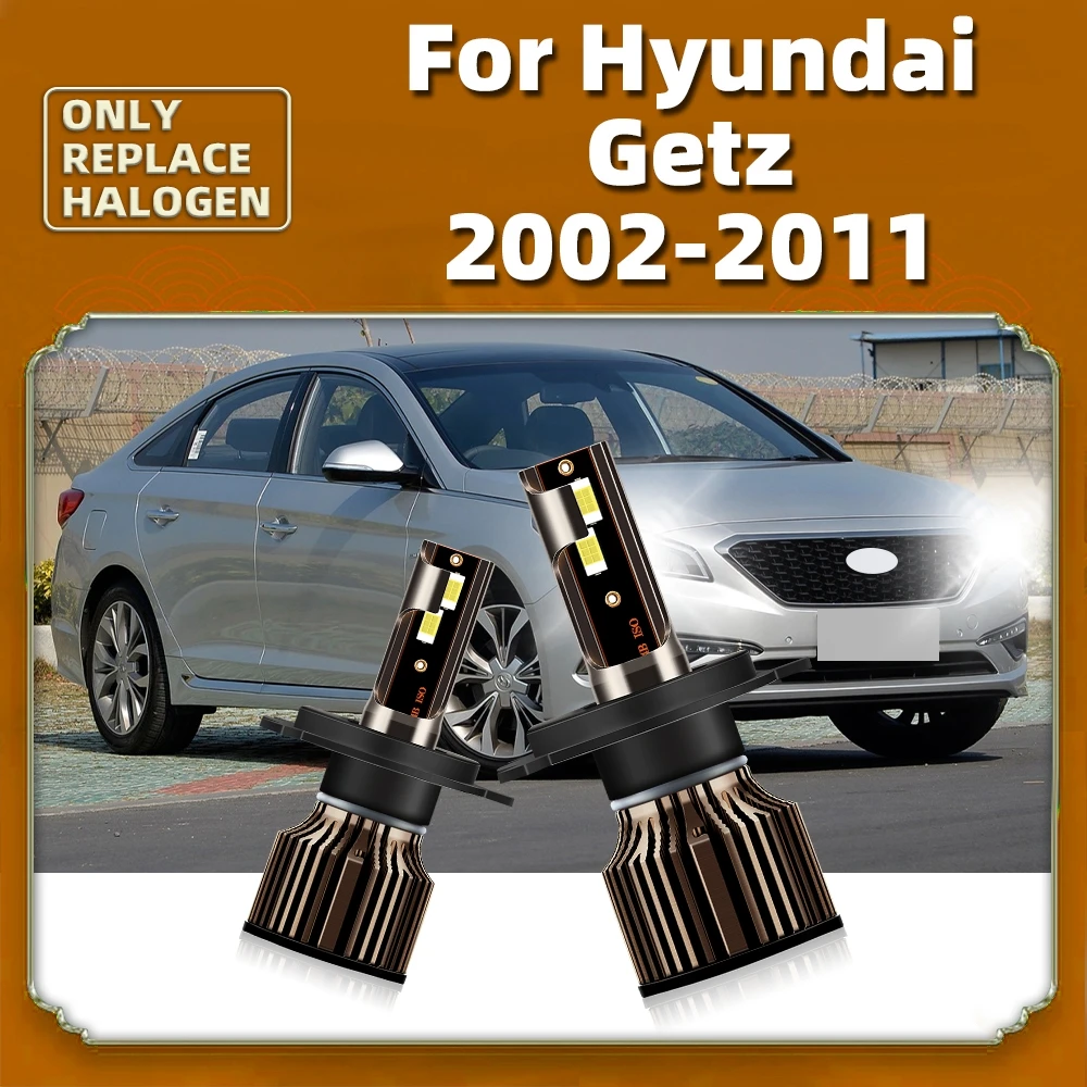 

100W 15000LM H4 LED Car Headlights Styling Auto Bulbs 12V For Hyundai Getz 2002 to 2011 2010 2009 2008 2007 2006 2005 2004 2003