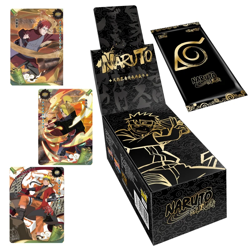 Kayou Naruto Heritage Collection Trading Card Box - 10 Packs, 50 Cards, Chinese Language