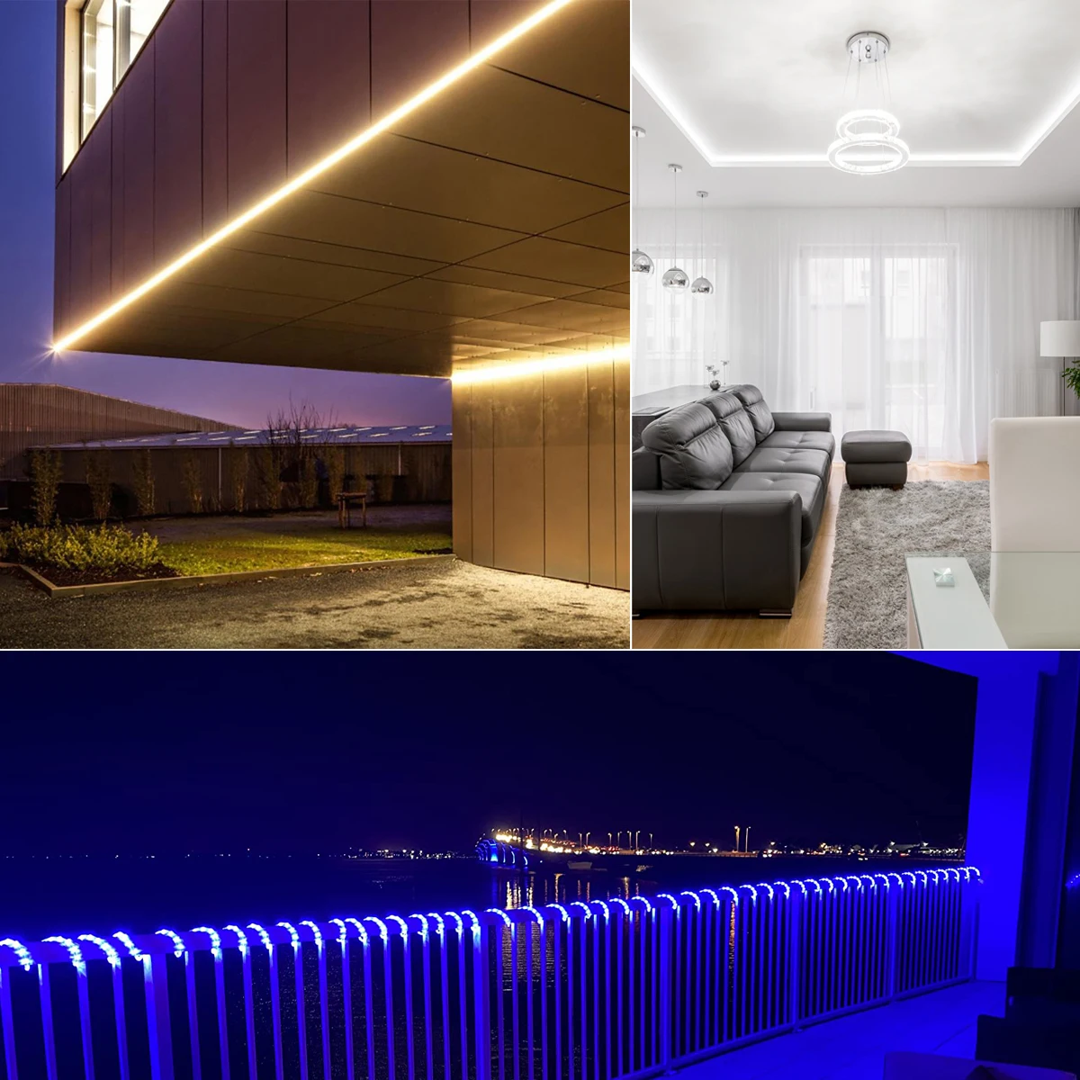 Description Picture 5 of itemHigh Lumen LED Strip Light SMD2835 Soft Waterproof DIY Cuttable For Indoor Outdoor Home Kitchen Cabinet Cupboard Lighting Decor