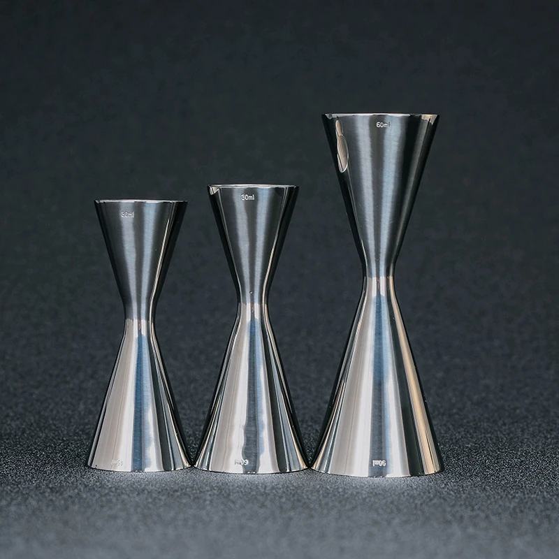 Measuring Jigger Stainless Steel Measuring Cups Japanese Style Measuring Cup Tools Bar Measure Cocktail Jigger Bar Tools Accessories Silver/Copper/Gold Barware