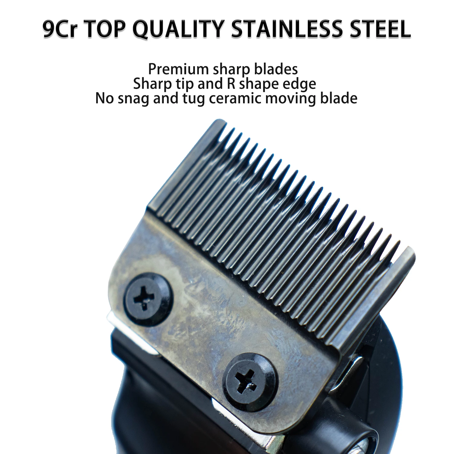 HC Original Replacement Blade for Kemei 2296 Hair Clipper Fusion Blades 9Cr Quality Stainless Steel Ceramic Moving Blade 2