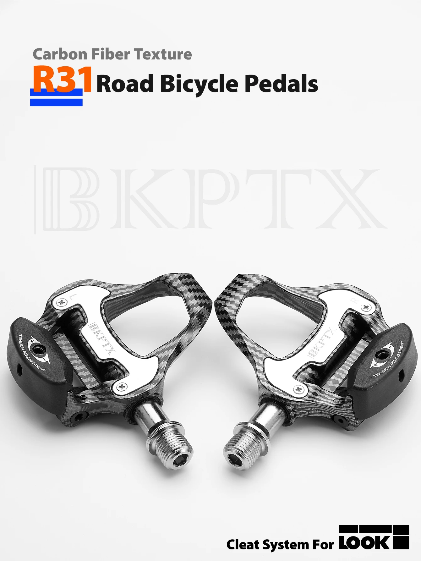 Carbon Road Bike Clipless Pedals 2