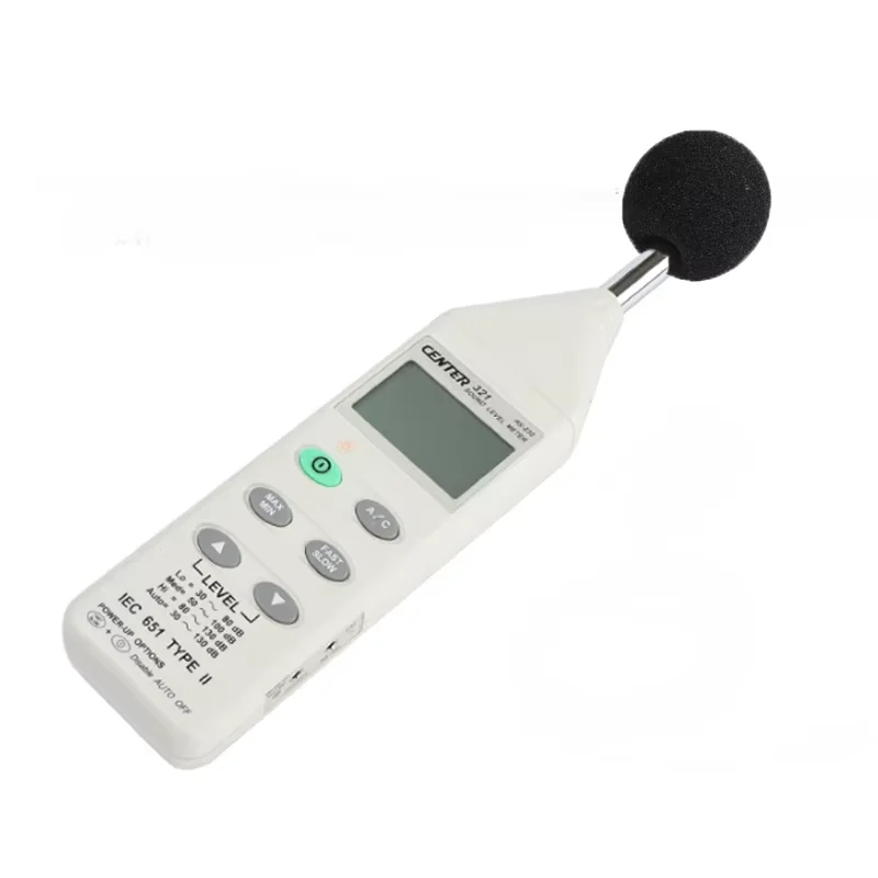 CENTER-320/321/322/329 Sound Level Meter Noise Tester with PC Interface Auto Pow