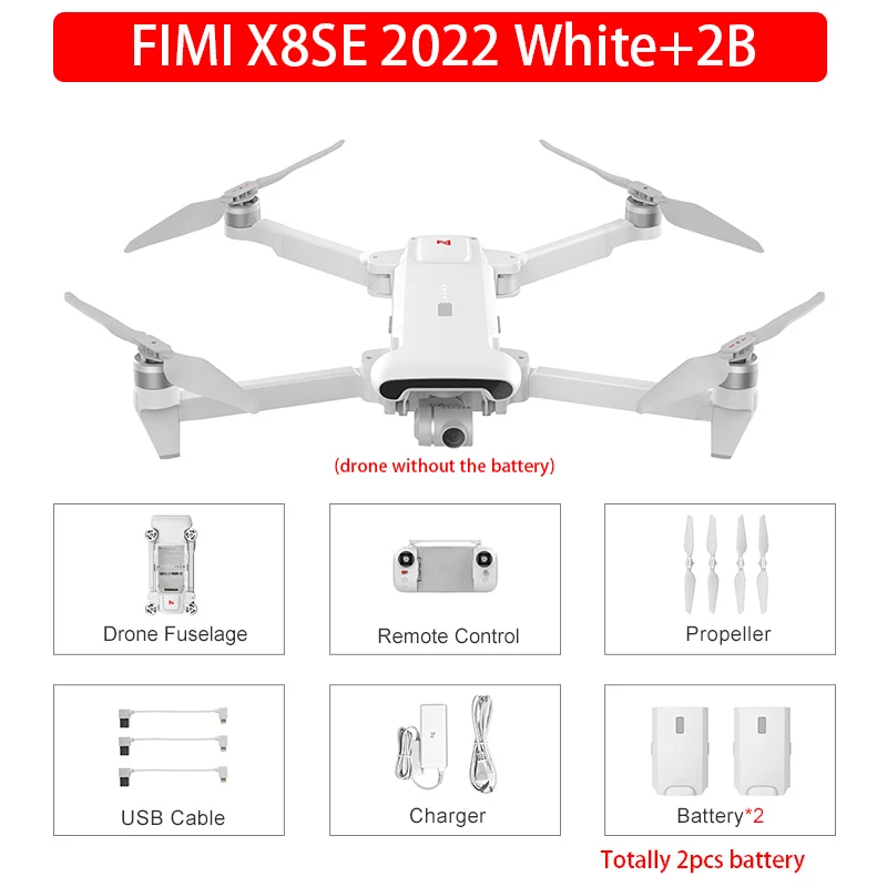 best drone with camera FIMI X8 SE 2022 Version 10km RC Drone FPV 3-Axis Gimbal 4K Camera HDR Video GPS Helicopter 35mins Flight Quadcopter RTF gps drone Camera Drones