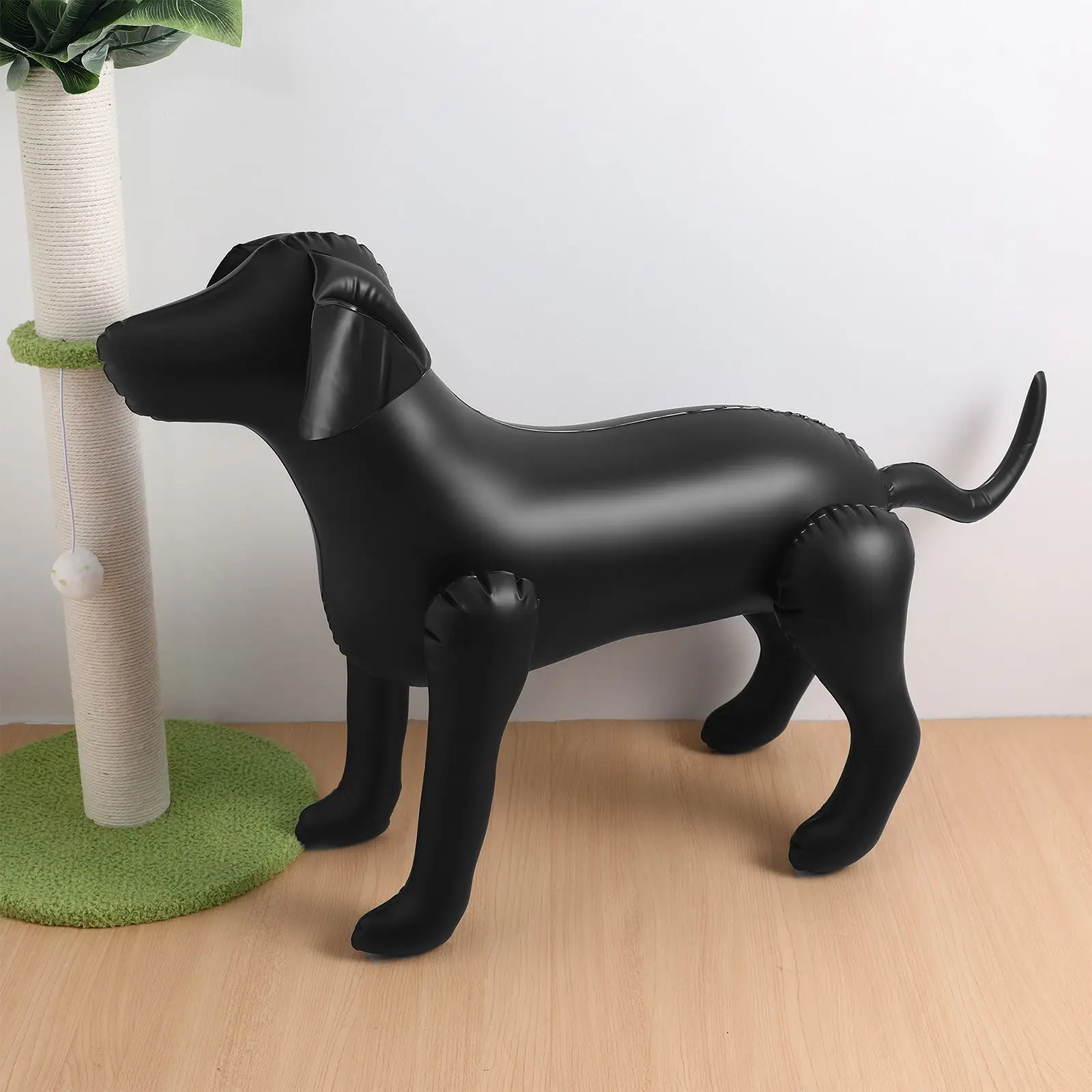 

1PC PVC Dog Mannequin Standing Position Dog Models Pet Dress Display For Clothing Apparel Collar Pet Dress Display