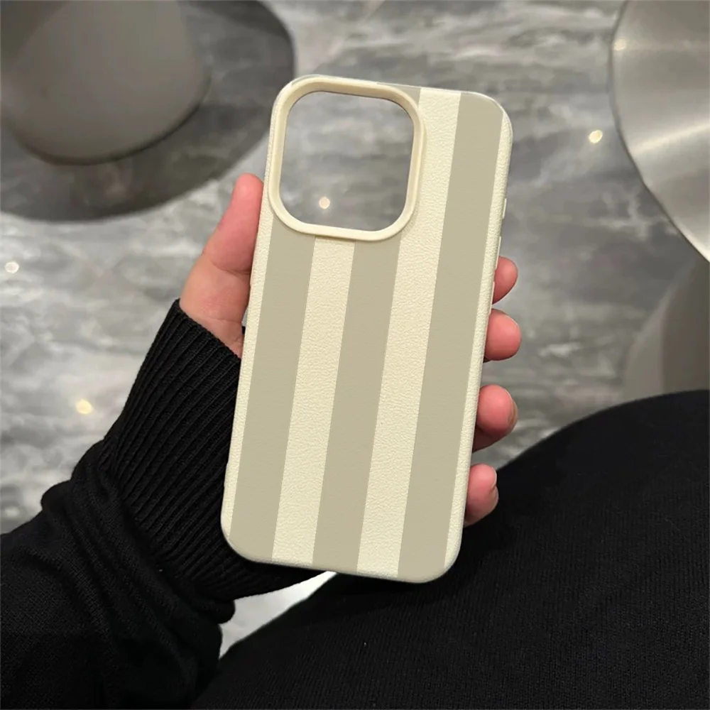 Ultra Slim High Quality Shockproof Phone Case with Wide Stripe Design