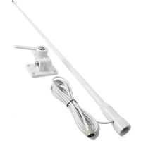 High-Performance 156-163MHz VHF Marine Antenna-156MHz Fiberglass PL259 Whip Antenna for Superior Connectivity! 1