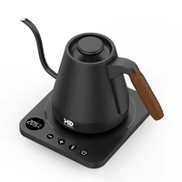 800ml Electric Kettle Gooseneck Hand Brew Coffee Pot Home Thermo Pot Temperature-Control Heating Water Bottle Smart Teapot 220V 1