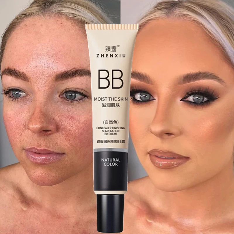 

3 Colors Matte Foundation BB Cream Lasting Moisturizing Waterproof Cover Acne Spot Natural Face Base Liquid Concealer Makeup
