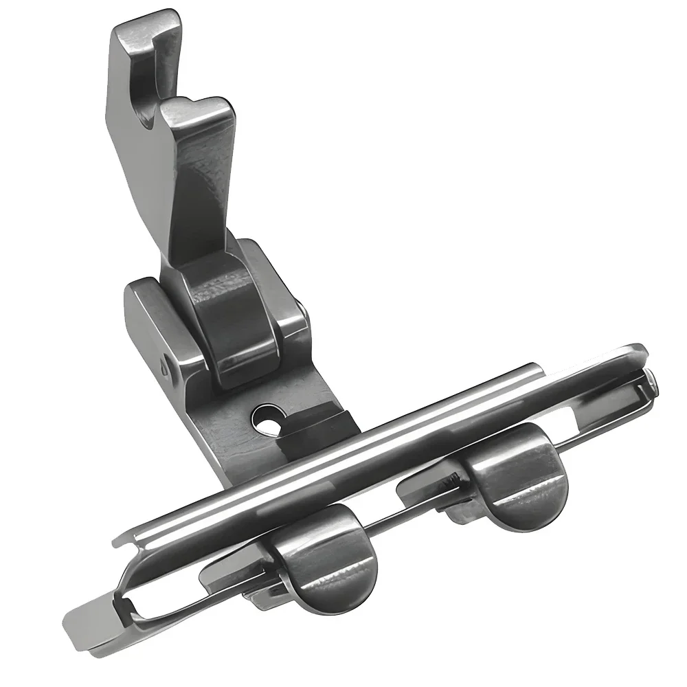 1Pcs S10A Left Right Adjustable Lace Tape Guide Presser Foot ,For Connect Lace Elastic Webbing Industrial Sewing Machine Parts