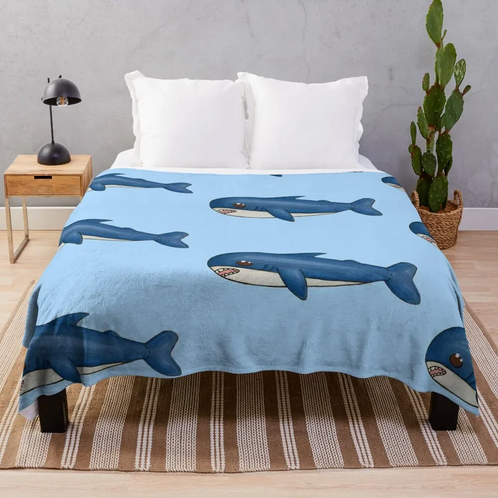 

Lil Sharky Throw Blanket Decorative Throw Comforter Picnic Blankets For Bed funny gift Blankets