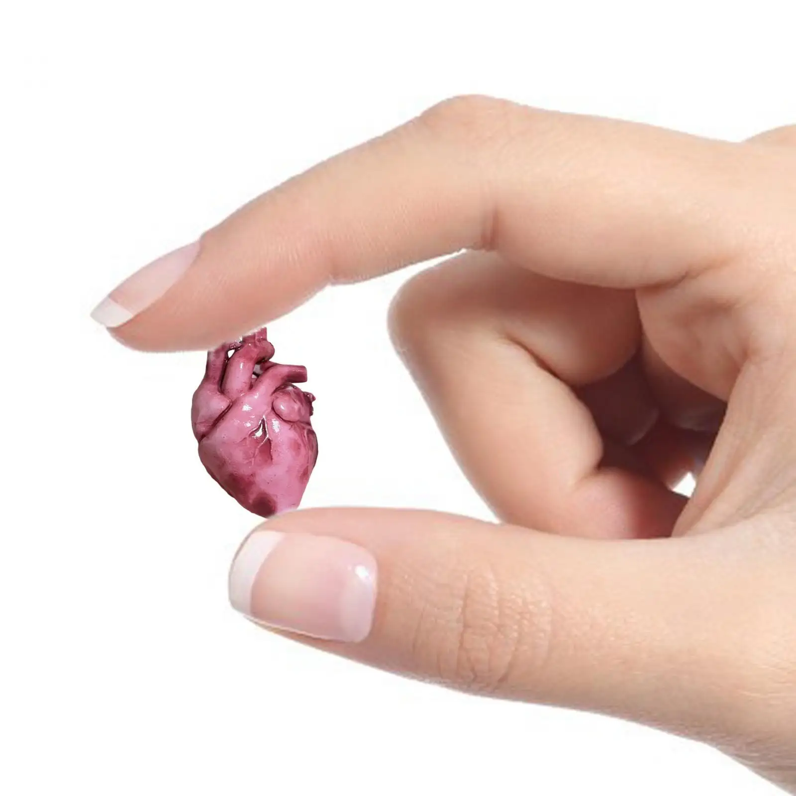 

1/18 Scale Resin Heart Model Gift for Kids Adults Pretend Play Scene Decor Multi