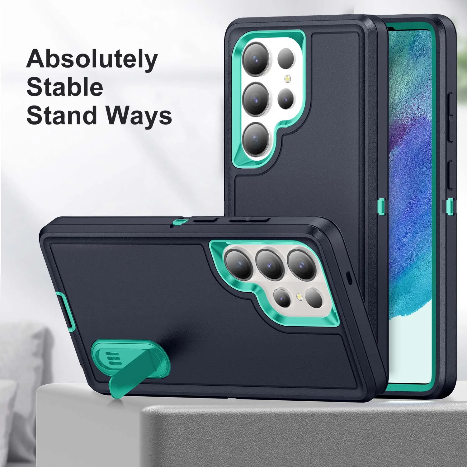 Advanced Anti-Shock Stand Phone Case with Enhanced Durability