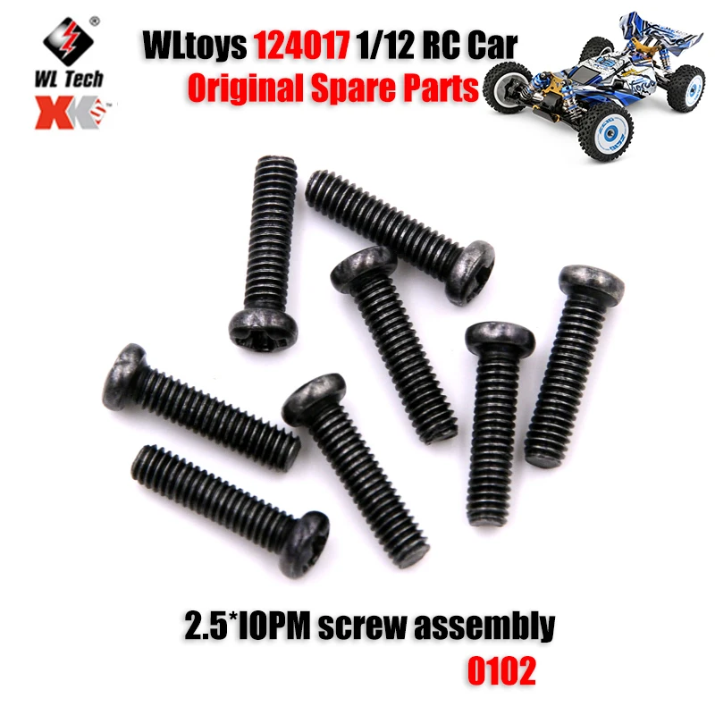 

WLtoys 124017 1/12 RC автомобиль оригинальные запасные части 0102 2,5 * IOPM винт в сборе