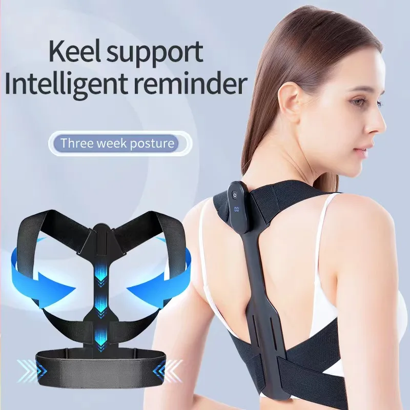 

Smart Correction Belt Sensor Orthosis Invisible Reminder Adult & Child Sitting Posture Hunchback Back Smart Posture Corrector