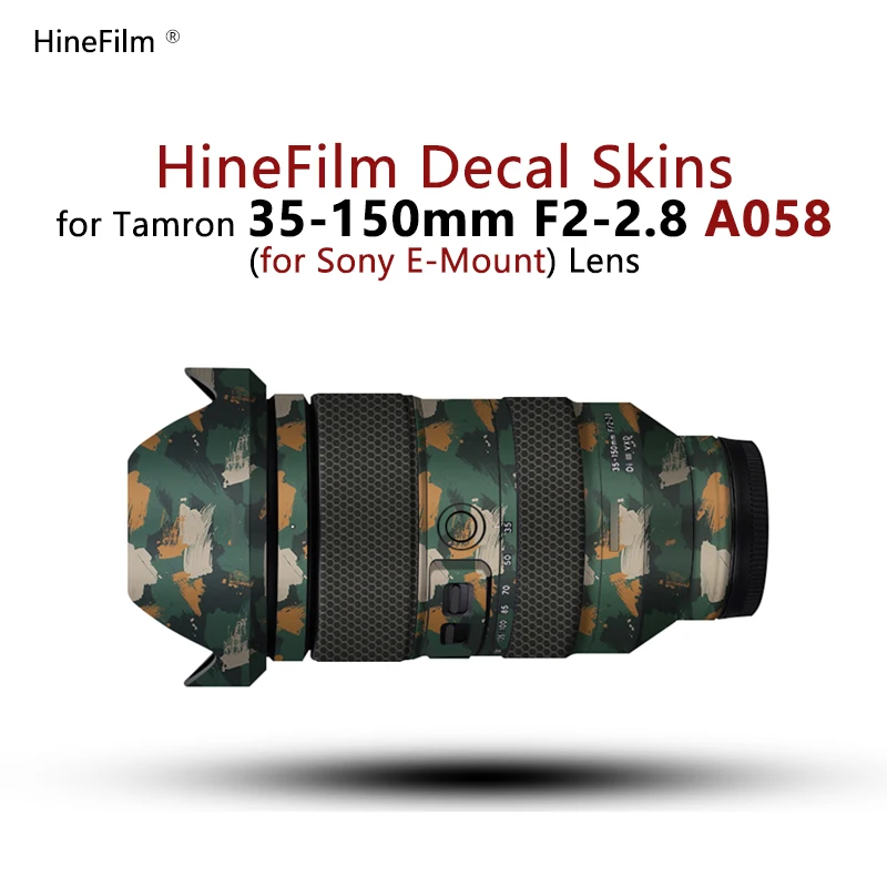 

Hinefilm Skin for tamron 35 150 sony Lens Sticker for Tamron 35-150mm F2-2.8 Di III VXD A058 Lens Skin 35150 Wrap Cover Film