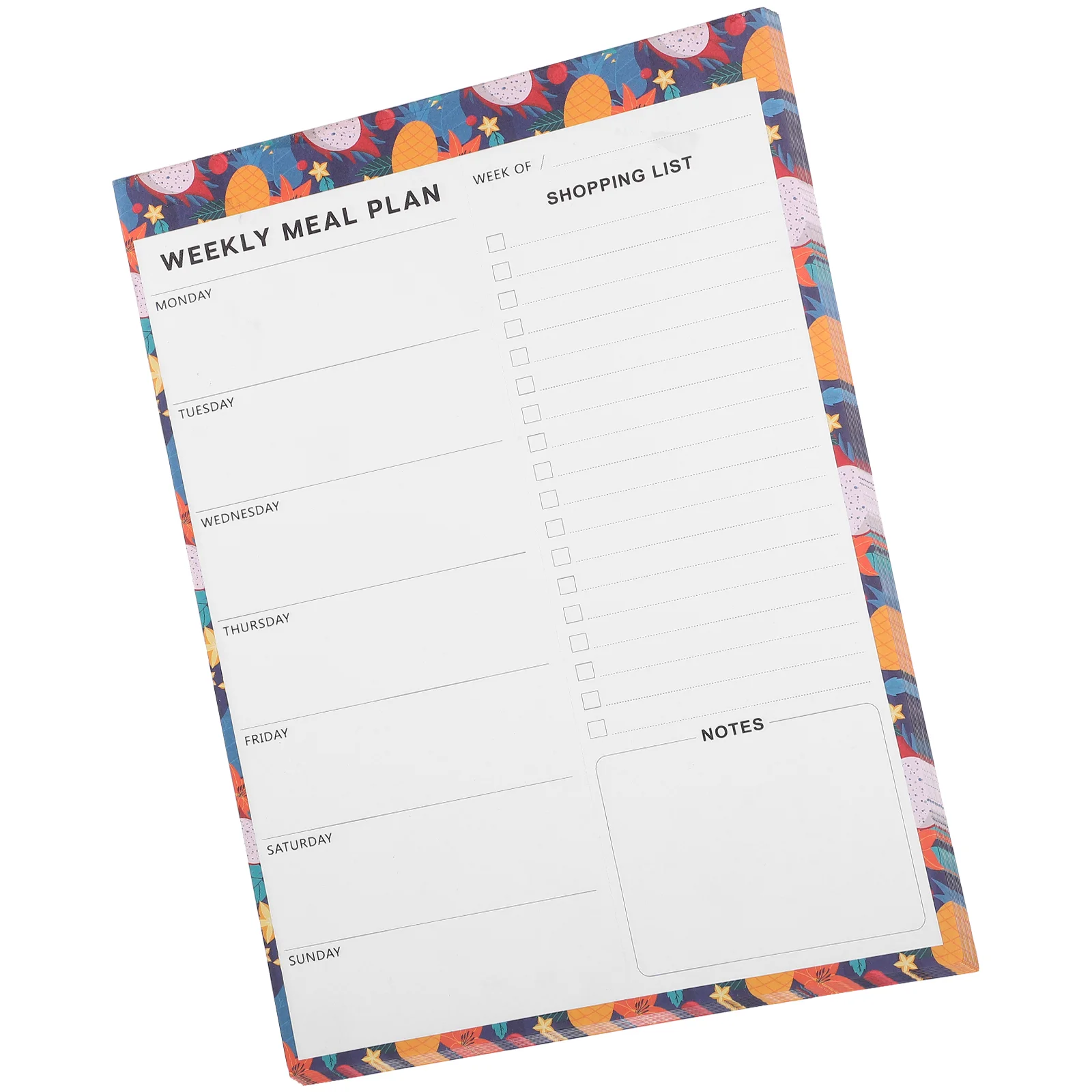 

60 Sheets Fridge Magnet Weekly Meal Planner Shopping List Planners Grocery Meals Planning Pad Groceries for Tear off