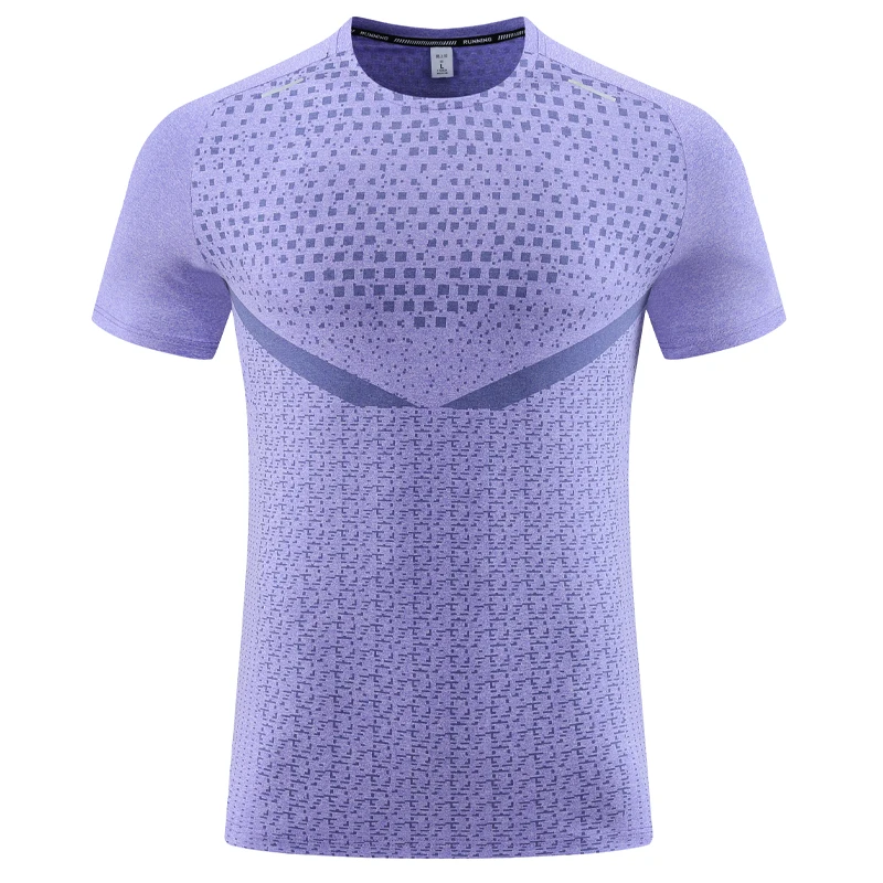 Running T Shirt Print Gym Shirts Fashion Running Casual Outdoor Jogging Breathable Workout Short Sleeves Nylon Quick Dry Training Tee