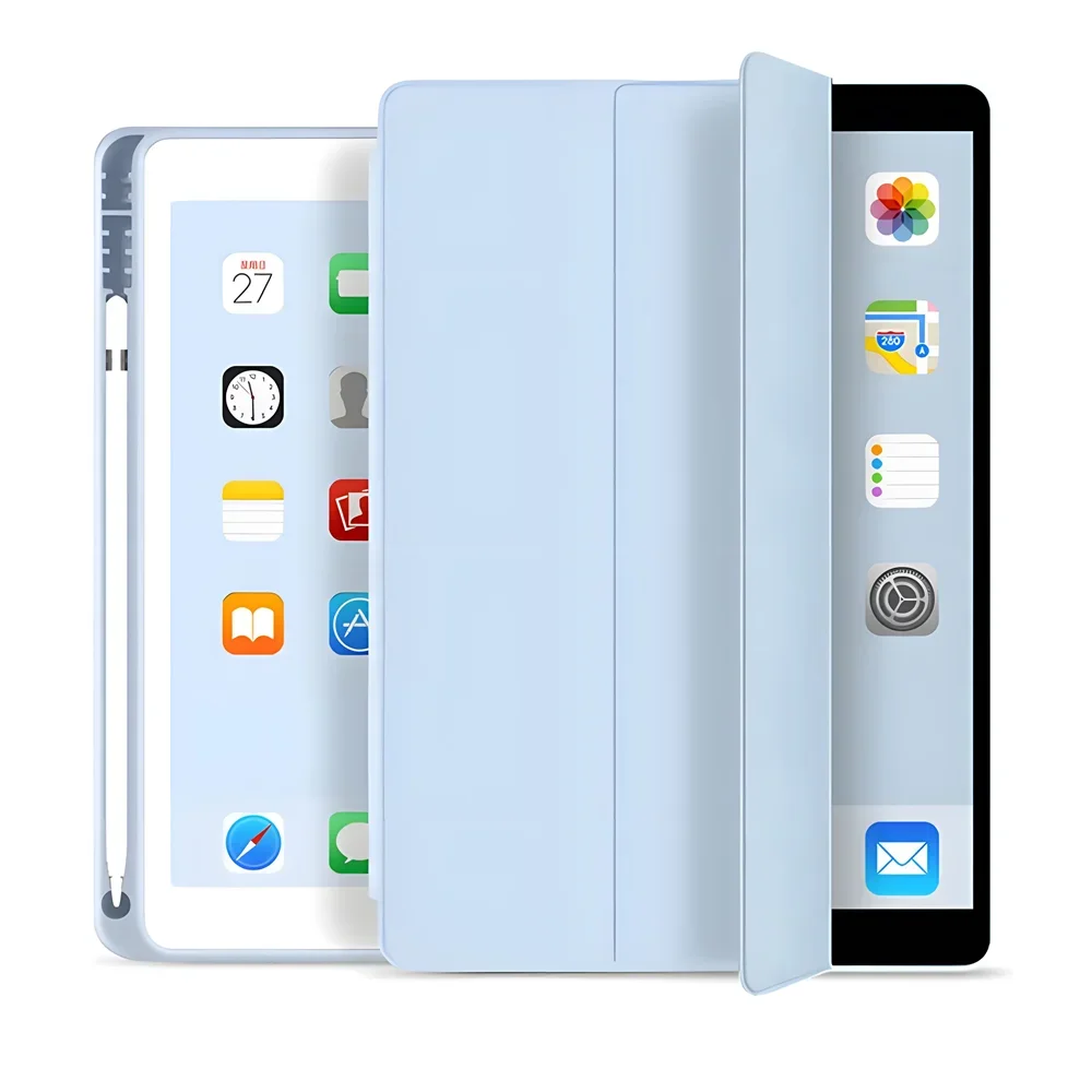 Premium iPad Case with Pencil Holder and Protective Cover
