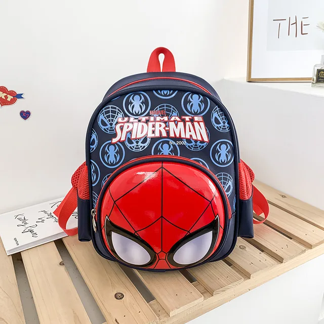 Disney's New Children's Backpack Spiderman Cartoon 3d Student