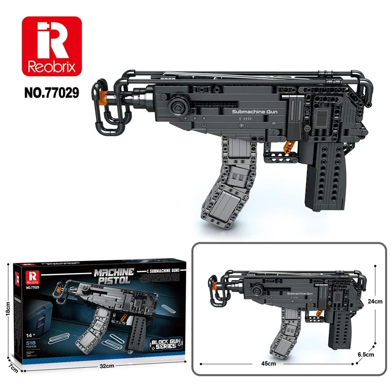 Reobrix 77029 Set Mitra Scorpion 566 Pezzi – Giocattolo Costruzioni Sparabile Per Bambini 8+