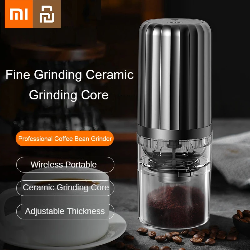 XiaomiYoupinElectricCoffeeGrinderUSBChargingThicknessAdjustable