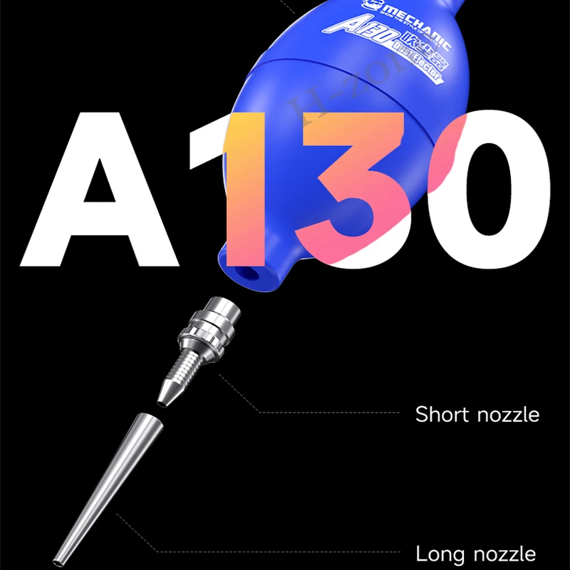 MECHANIC A130 휴대폰용 강력한 먼지 날림 공, 부드러운 고탄성 키보드 마더보드 청소 도구, 2 in 1