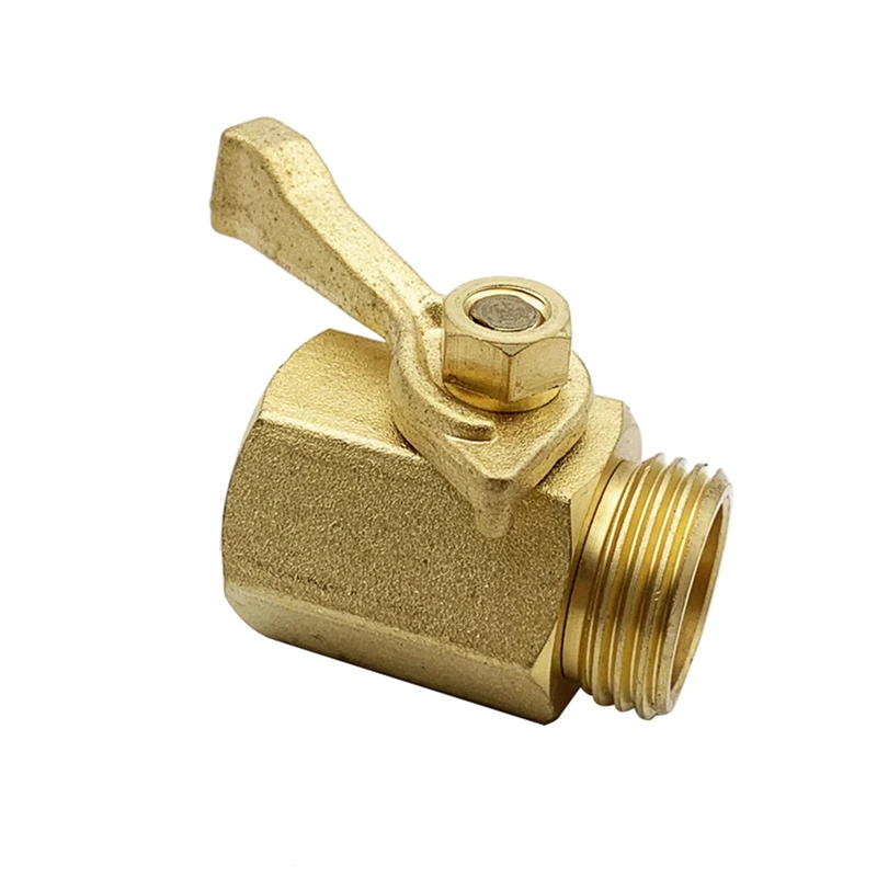 

1 PCS Garden Hose Shut-Off Valve 3/4 Inch Hose Thread, Garden Hose Shut Off Valve CV075H Brass Hose Nozzle Connector