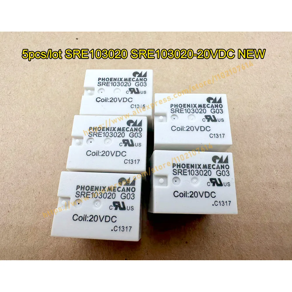 

5 шт./лот серебро 103020 SRE103020-20VDC NEW