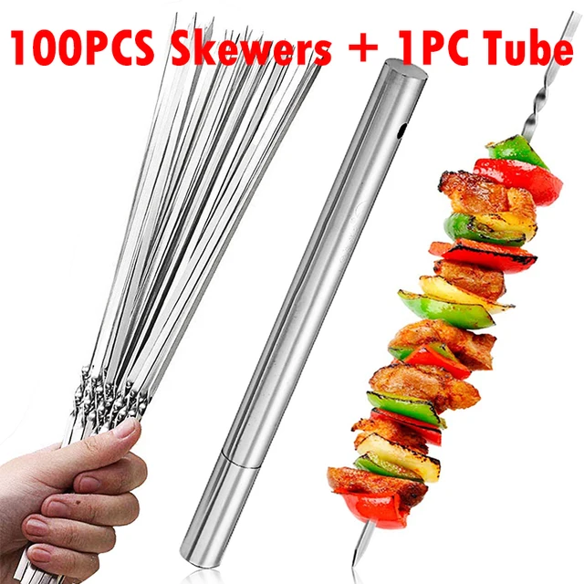 Skewers and tube