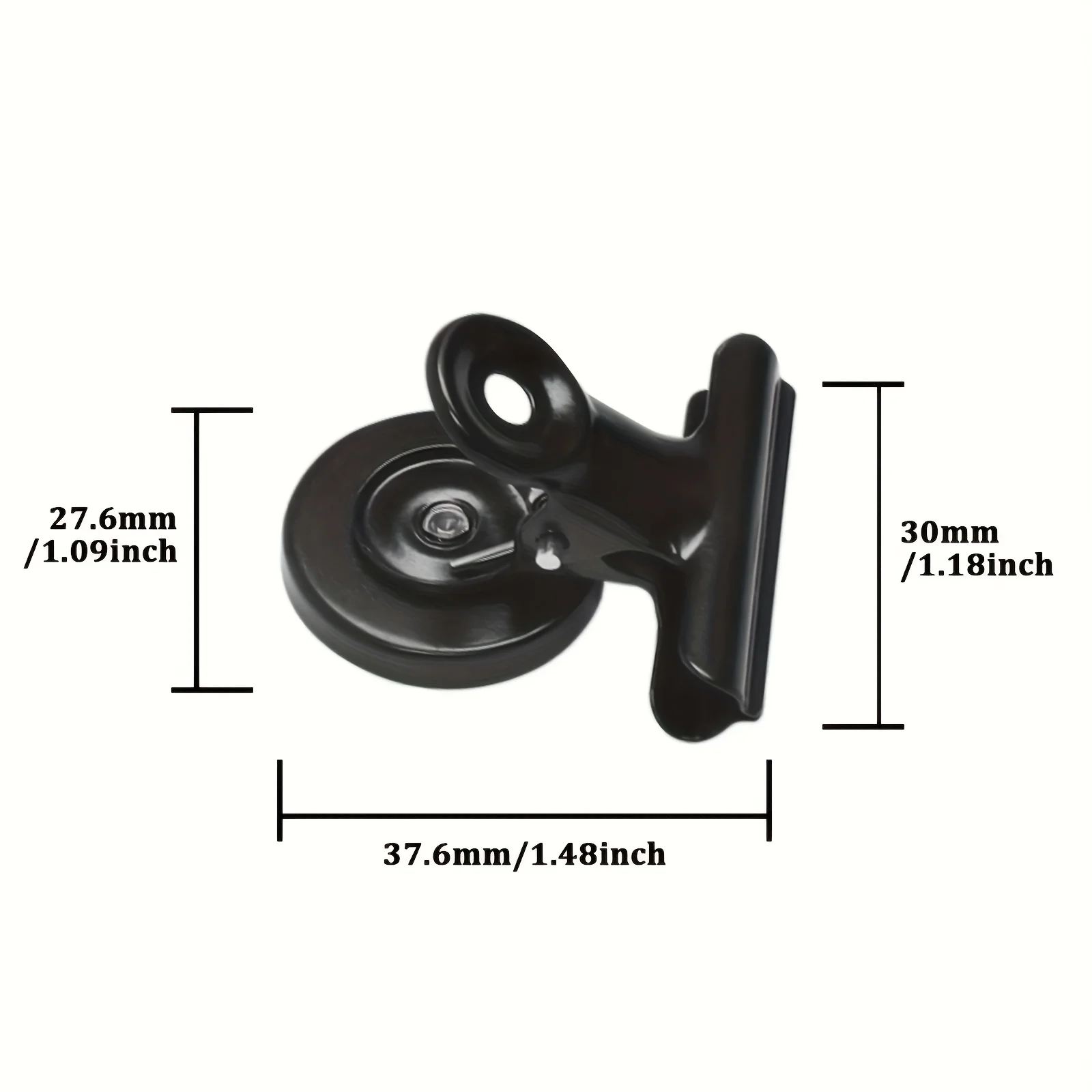 4/16 Stück magnetische Clips, robustes Kühlschrank-Whiteboard, platzsparendes Clip-Set für Küche, Büro, Foto-Displays, Halter, Dekor – Detail 1