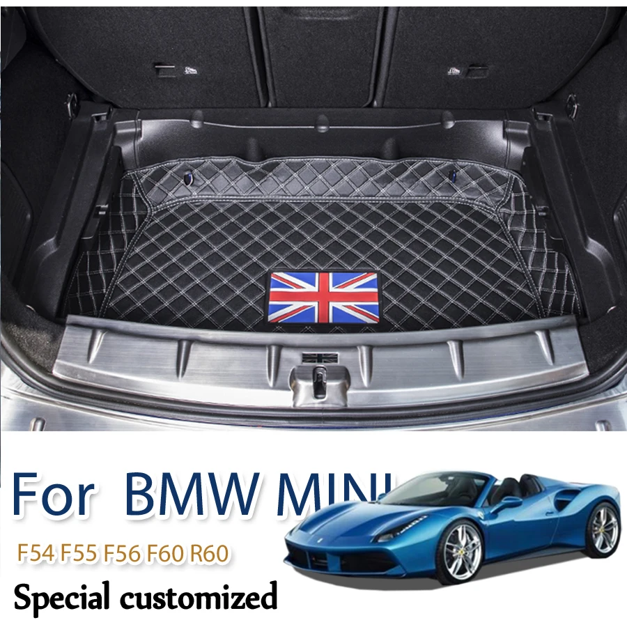 Car Trunk mat luggage compartment trim Rear storage box For BMW MINI ...