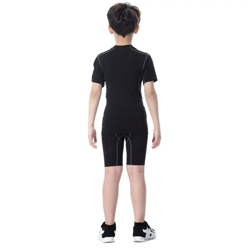 어린이 소년 캐주얼 속건성 슬림 반바지, 농구, 축구, 피트니스, 사이클링, 십대 소년 운동복 반바지