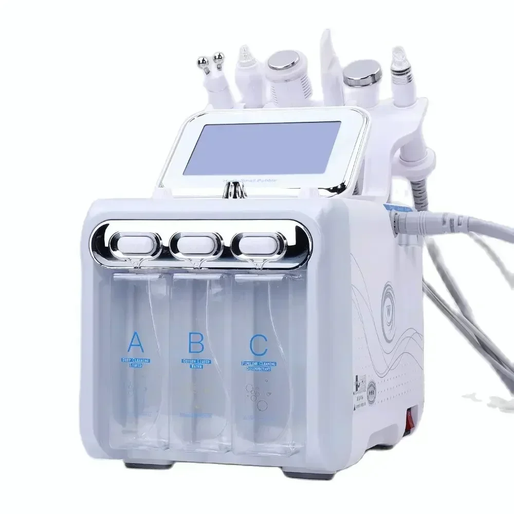 7 in 1 H2O2 Beauty Skin Cleansing Hydrofacial Machine Facial Machine Water Aqua Peeling for Home Use