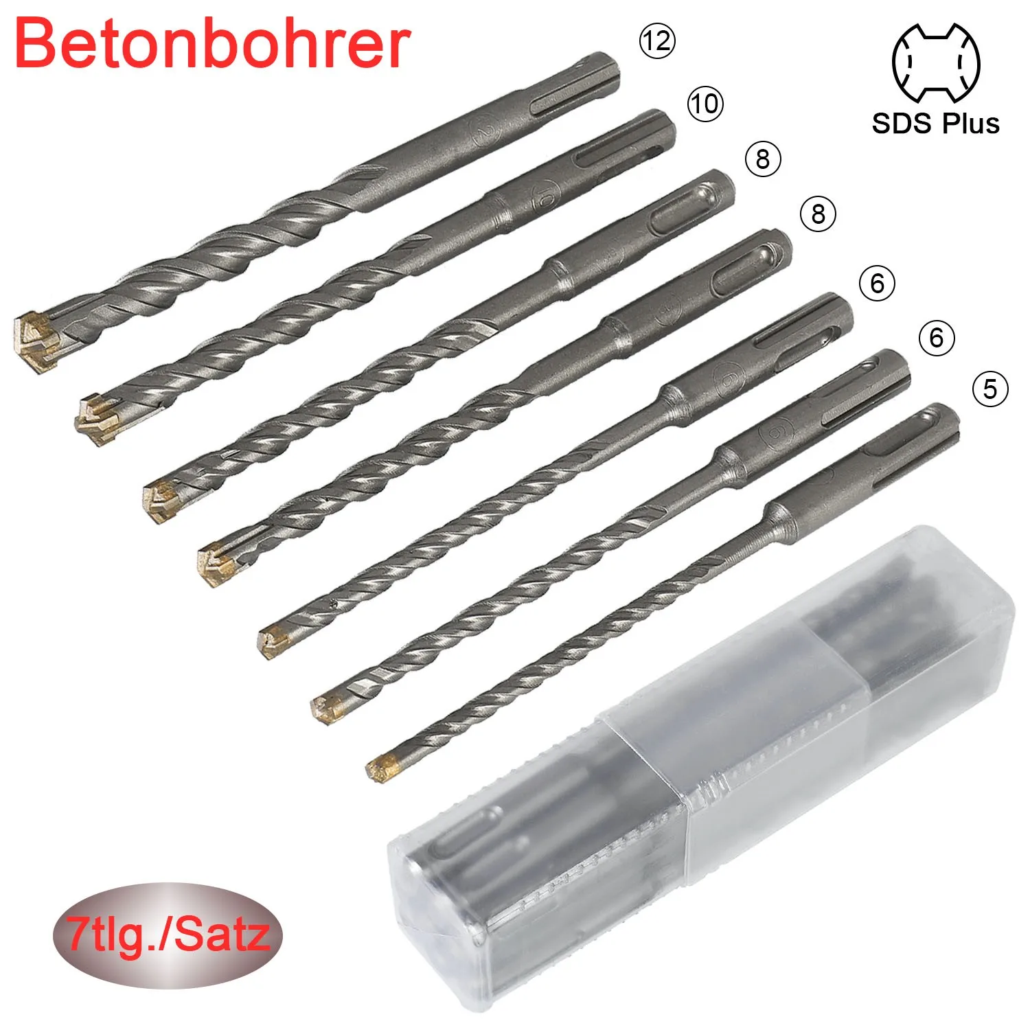 

7 Piece Concrete SDS Plus Bit Cross Cutter Head Double Auger Hammer 160mm Wall Brick Block Electric Hammer Masonry Bit Dropship