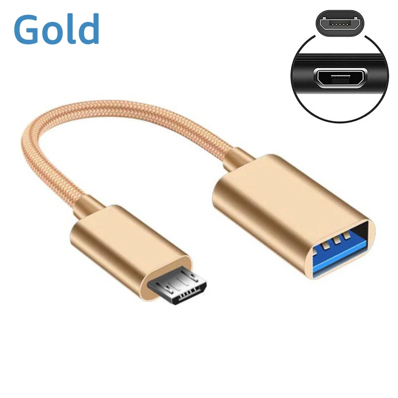 Untoom Micro USB OTG Cable Converter - Male to Female Adapter