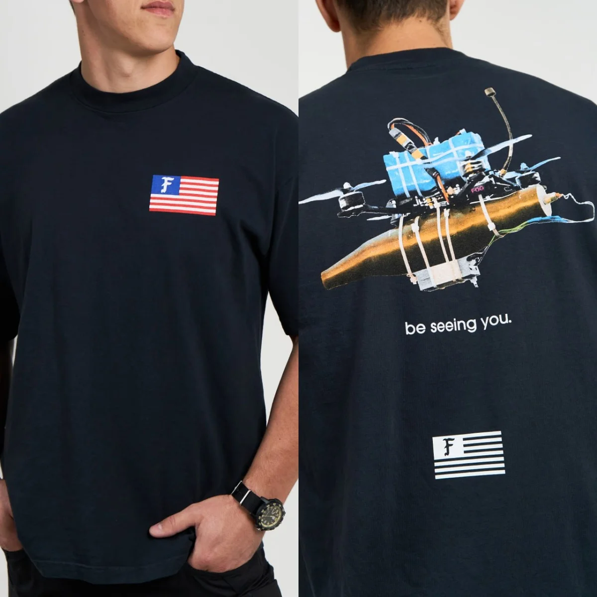 T-Shirt „Forward 2026 Observations Summer Group Kamikazi“ _ Schwarz Unisex-Stil für Männer und Frauen