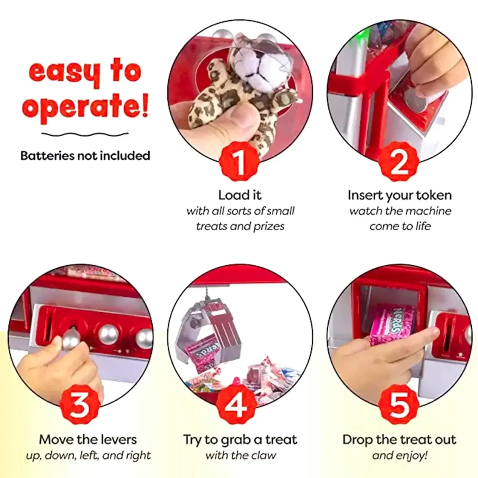 Mini Game Running on Coins for Kids DIY Doll Claw Machine Claw Catching Toys Crane Coins Candy Machines Musical Doll Christmas G