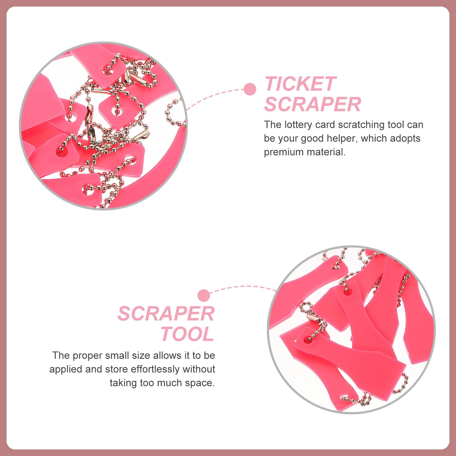Scratcher Lottery Scraper Ticket Tool Scratch Label Keyring Off Portable Tickets Diy Cleaning Sticker Lotto Shaped Purpose Utility Knife Mail Opener Unboxing Knife Pocket Folding Knife Craft Cutting Knife