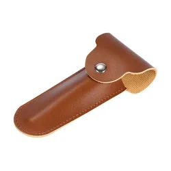 Premium PU Leather Travel Case for Double Edge Safety Razor (W 1PCS)