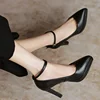 New White High Heels Women Spring Ankle Straps Pointed Toe Platform Casual Shoes for Women Classic Comfortable Women Work Shoes 5