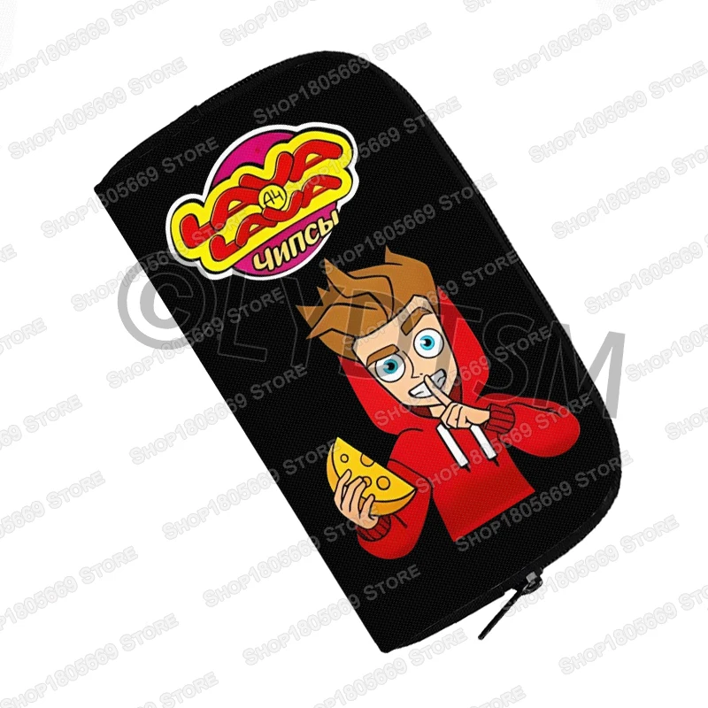 Colorful Cartoon Long Wallet and Phone Holder